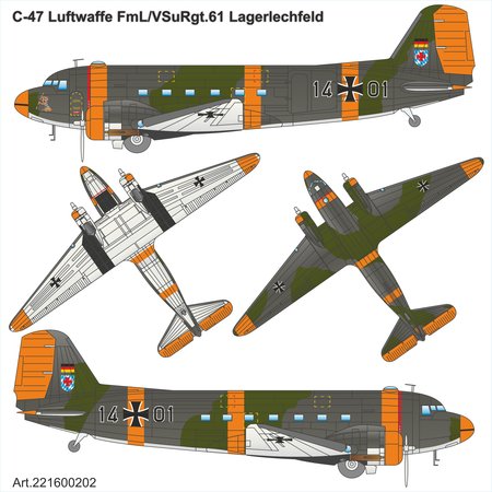 Airpower87-C-47-Luftwaffe-1 Neuheiten von ArsenalM / Airpower87 in 1:87