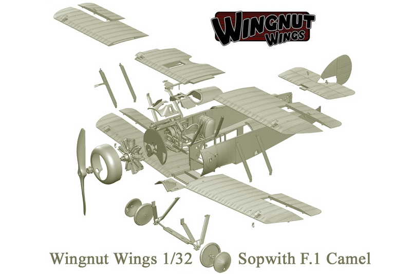 WingNUtWings-Sopwith-Camel Wing Nut Wings - neue 1:32er Bausätze und Bücher