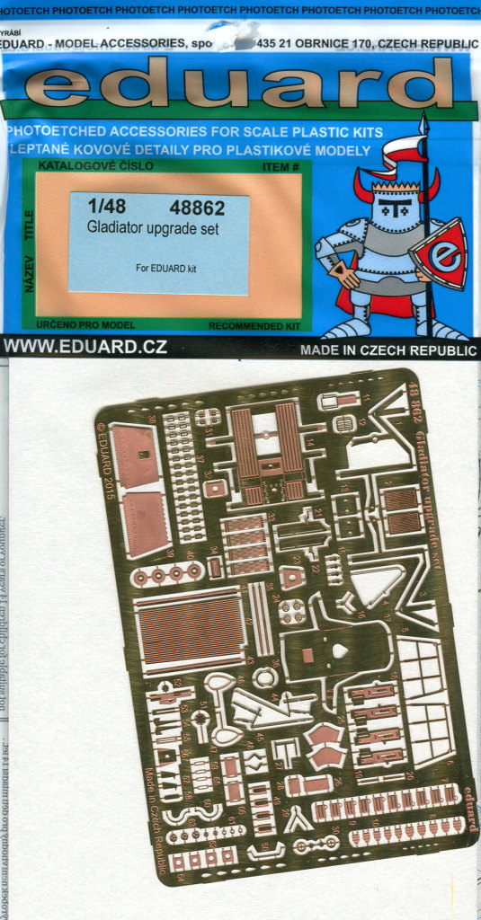 Eduard_Gladiator_Upgrade_03 Gladiator Upgrade Set - 1/48 --- #48862