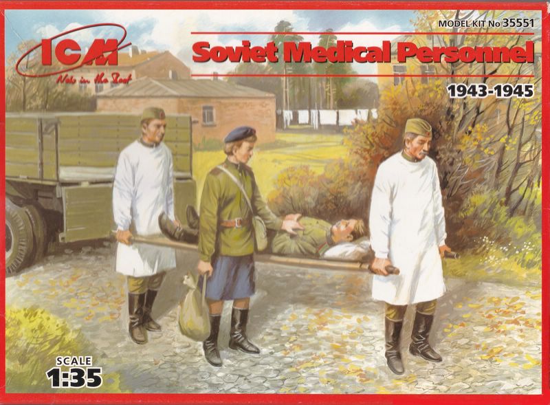 ICM-35551-Soviet-Medical-personnel-11 ICM Soviet Medical Personnel im Maßstab 1:35