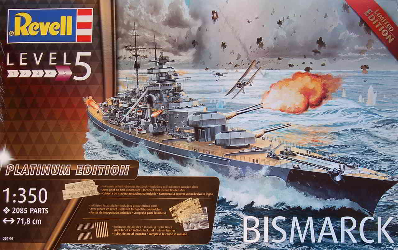 11_Boxart Bismarck Platinum Edition von Revell 1:350