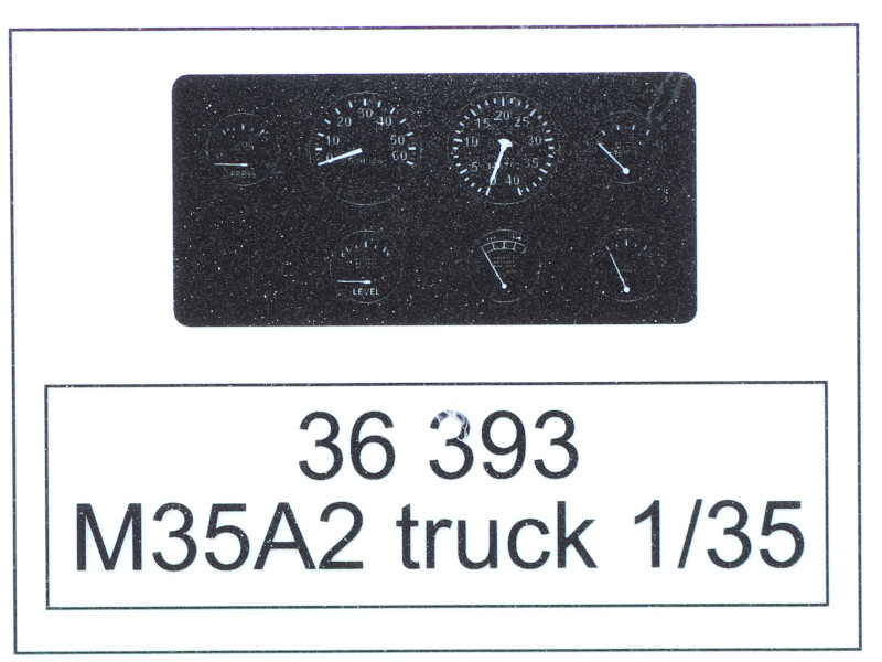 Film M35A2 Truck for AFV Club Kit Eduard 1:35 (#36393)