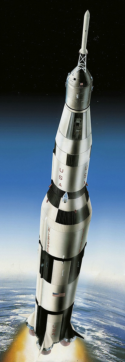 Revell-03704-Apollo-11-Saturn-V-Rocket-50th-Anniversary-Moon-Landing Revell-Neuheiten im I. Quartal 2019