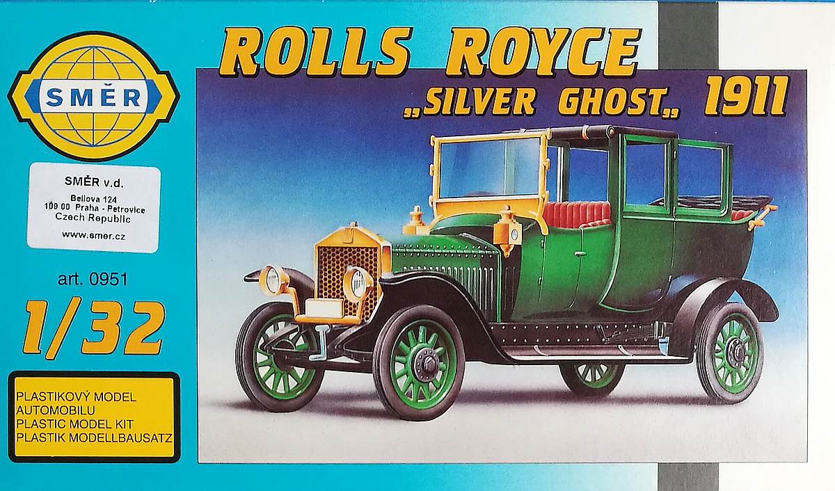 SMER-0951-Rolls-Royce-Silver-Ghost-1911-10 Rolls Royce Silver Ghost 1911 im Maßstab 1:32 von SMER 0951