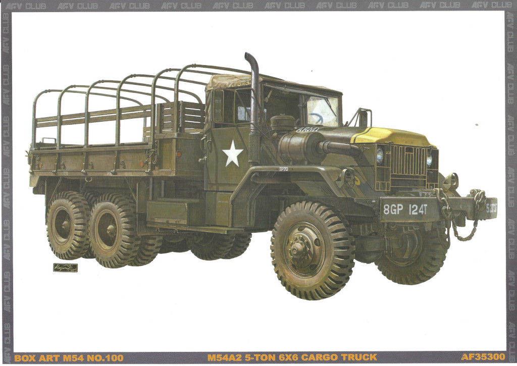 Kunstdruck-1 M54A2 5-Ton 6x6 Cargo Truck 1:35 AFV Club (#AF35300)