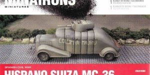 spanischer Panzerwagen Hispano Suiza MC-36 ( Minarons 1:72 # 20GEV008 )