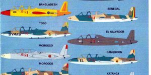 International Fouga Magister Selection 1:72 von Max Decals ( # MAX 7223 )