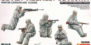 Soviet Assault Infantry Winter Camo Cloaks in 1:35 von MiniArt 35226