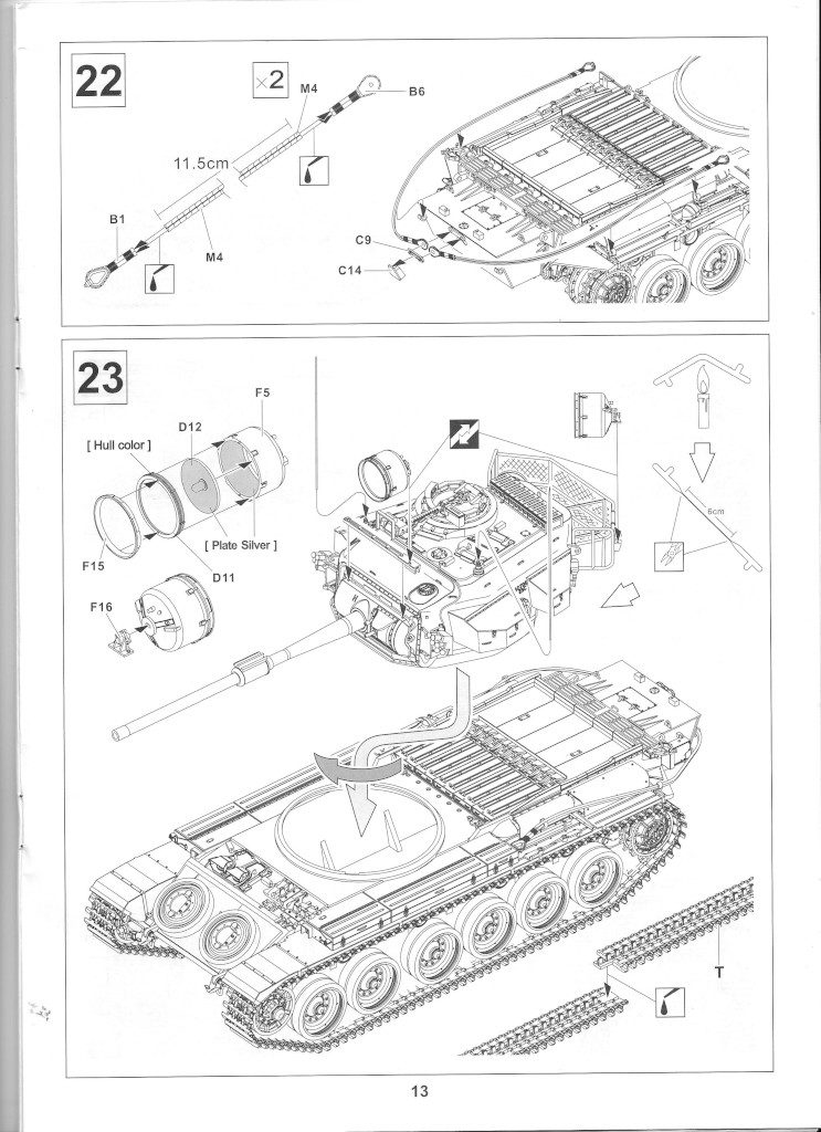 13-1-743x1024 Centurion Mk 5/1 Royal Australian Armoured Corps (Vietnam Version) 1:35 AFV Club (AF35100)