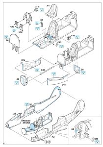 Eduard-8066-Bell-P-39-Airacobra-ProfiPack-Bauanleitung3-210x300 Eduard 8066 Bell P-39 Airacobra ProfiPack Bauanleitung3