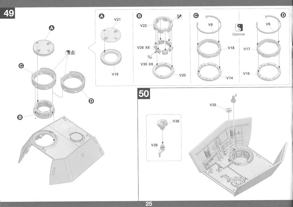 Anleitung26-1024x723 Panther Ausf. D Late Prod. Sd. Kfz. 171 w. Zimmerit Full Interior 1:35 Takom #2104