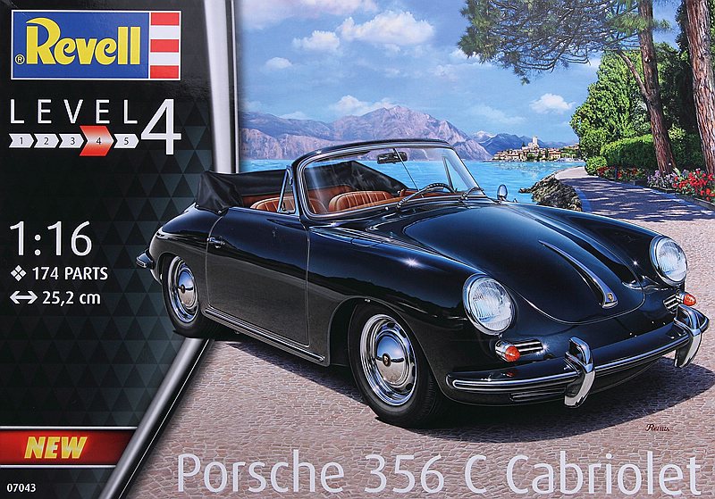 Revell 1:16 Porsche 356 C Cabriolet #RE07043 - De Heilige Koe Deventer
