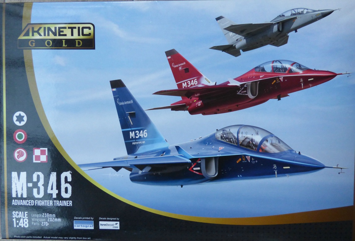 Alenia-Aermacchi M-346 in 1:48 Kinetic Gold 48063 | Modellbau für alle mit  Spaß am Hobby