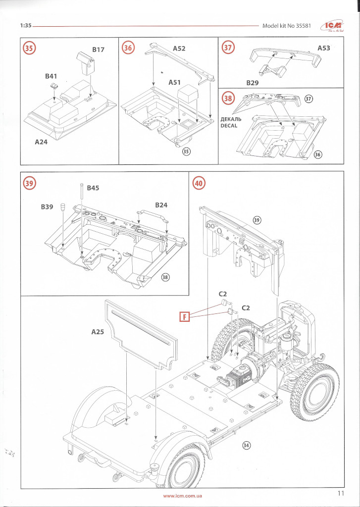 Anleitung-Kfz1-11 Army Group "Center" (Summer 1941) 1:35 ICM (#DS3502)