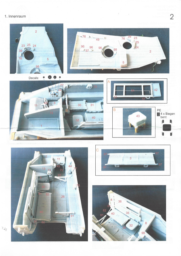 Anleitung2 Wiesel SAN Trp 1:35 Perfect Scale (#35118 )