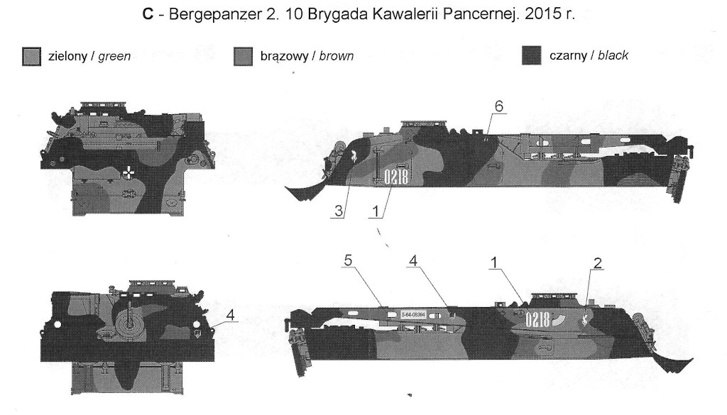 C Bergepanzer 2 in Polish Service 1:35 Toro Models (#35D61)