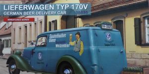 Lieferwagen Typ 170V German Beer Delivery Car in 1:35 von MiniArt #38035