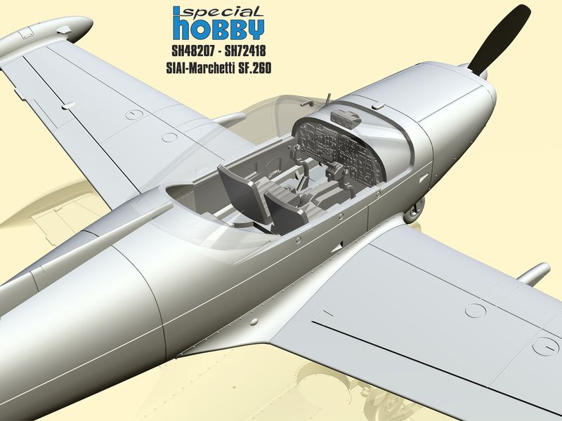 Special-Hobby-SIAI-Marchetti-SF-260-4 SIAI Marchetti SF 260 in 1:72 und 1:48 von Special Hobby