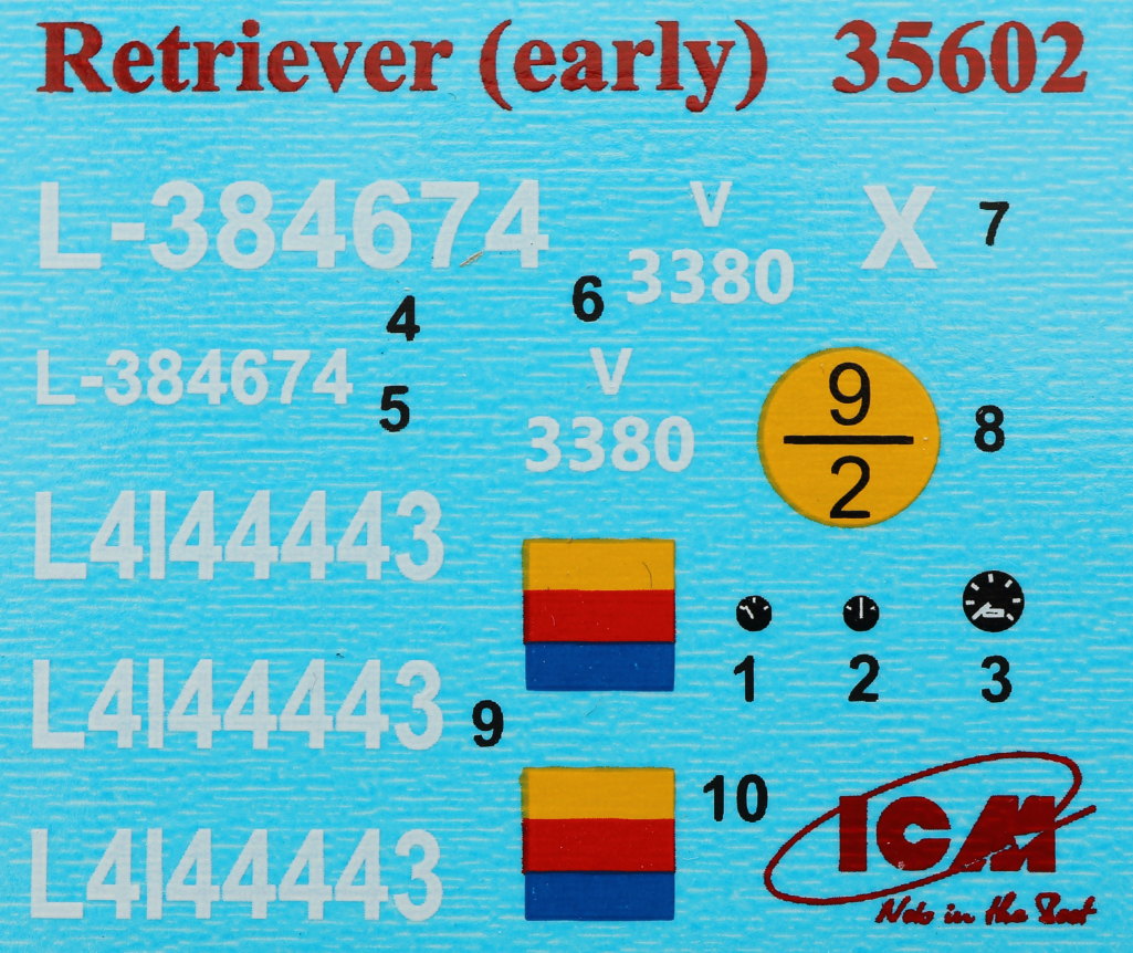 DecalsJPG Leyland Retriever General Service (early production) 1:35 ICM (#35602)