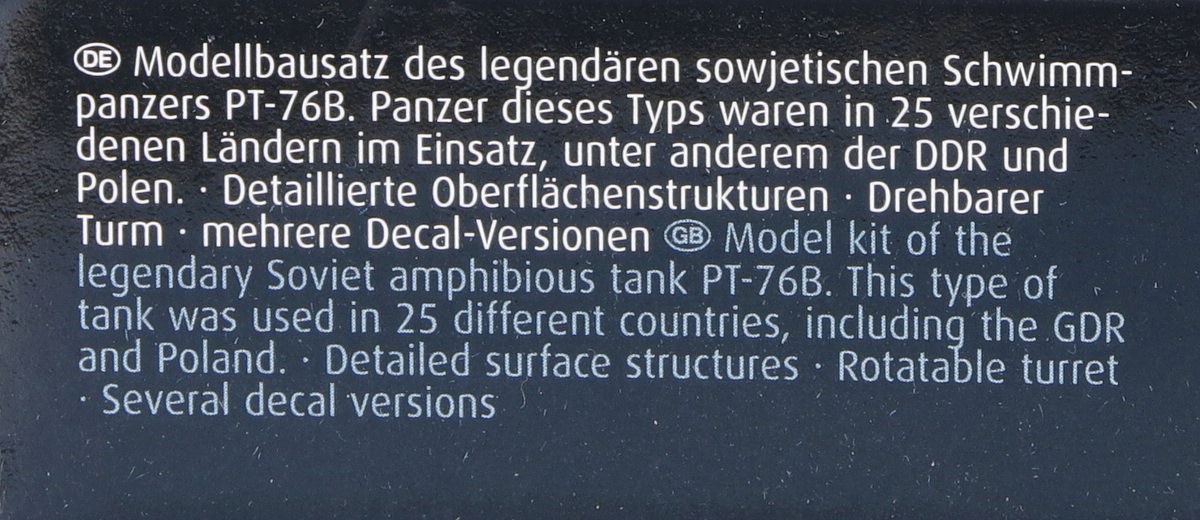 Revell-03314-PT-76B-3 Poseidons Panzer - Revells 1:72er PT-76B #03314