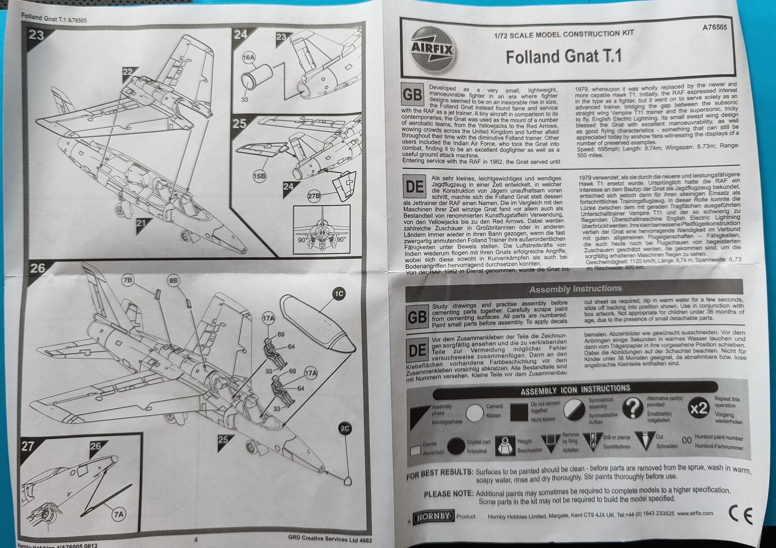 airfix_gnat005-scaled Mythen in Tüten: Airfix Folland Gnat