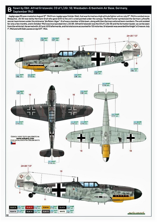 Eduard-84173-Bf-109-G-6-WEEKEND-17 Bf 109G-6 in neuer Weekend-Edition von Eduard in 1:48 #84173