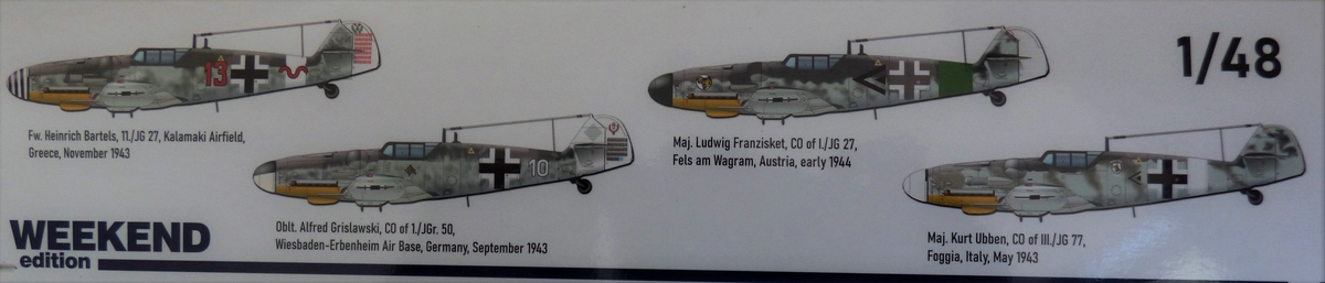 Eduard-84173-Bf-109-G-6-WEEKEND-2 Bf 109G-6 in neuer Weekend-Edition von Eduard in 1:48 #84173