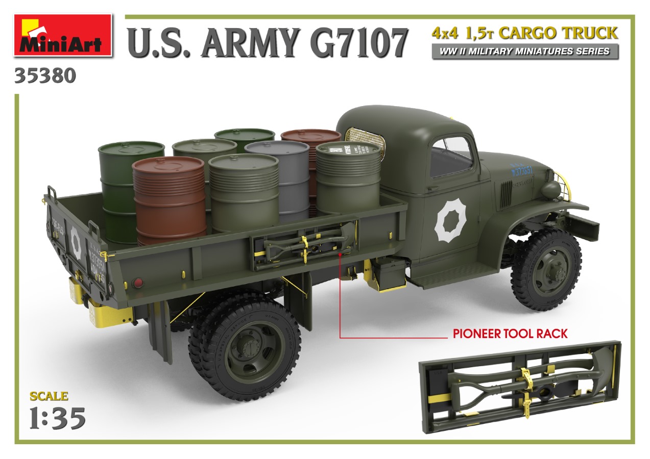 35380_promo-5 Ankündigung: U.S. ARMY G7107 4X4 1,5t CARGO TRUCK Miniart (#35380)