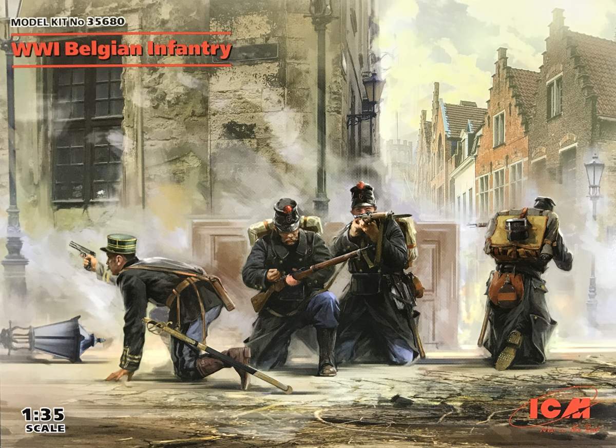 Wwi Belgian Infantry In 1 35 Von Icm 35680