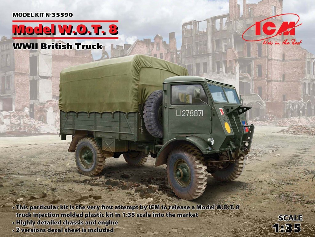 35590_en WWII British Trucks 1:35 Miniart (#DS3511)