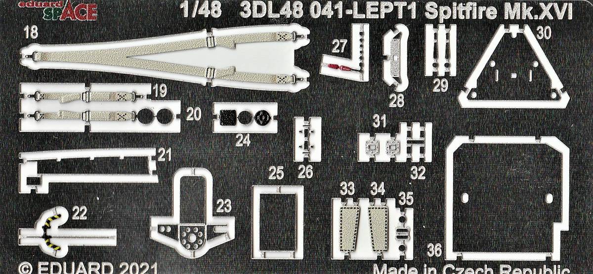 Eduard-3DL48041-SPACE-fuer-Spitfire-Mk.-XVI-3 Eduard SPACE-Set für die eigene Spitfire Mk. XVI #3DL48041