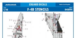 Eduard -Decals für die F-4B Phantom II von Tamiya in 1:48 #D48094