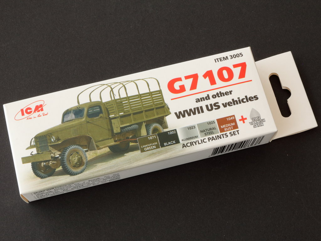 Color-Box G7107 WW II Army Truck in 1:35 von ICM (#35593)