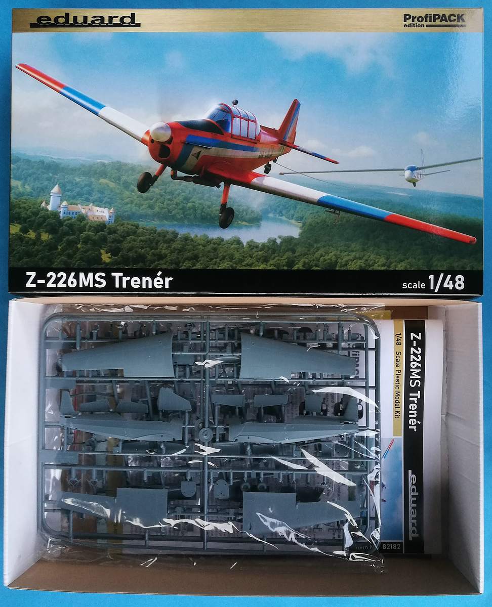 Eduard-82182-Zlin-Z-226-MS-Trener-ProfiPack-20 Zlin Z-226 MS in 1:48 von Eduard ProfiPack #82182