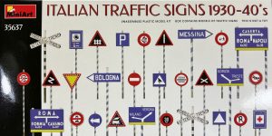 Italian Traffic Signs 1930s-1940s in 1:35 von MiniArt #35637