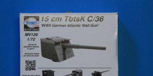 15cm TbtsK C/36 WWII German Atlantic Wall Gun in 1/72 von Planet/CMK #MV126