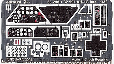 Eduard-33288-AH-1G-Late-ZOOM-1 ZOOM-Set für die AH-1G Cobra in 1:32 von Eduard # 33288