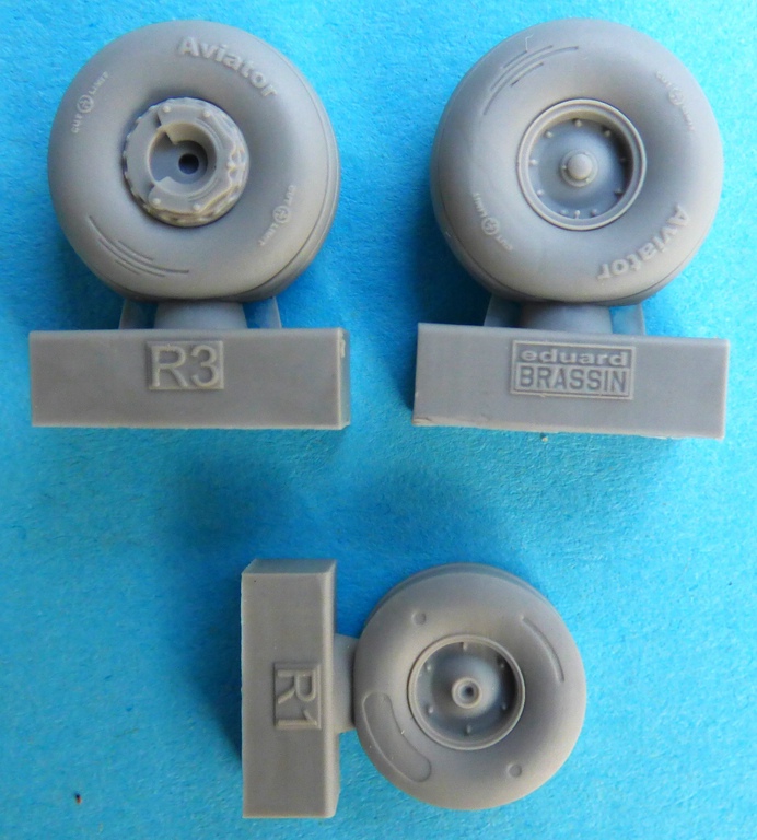 Eduard-648735-OV-10-wheels-2 OV-10 Wheels for ICM in 1:48 von Eduard #648735