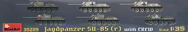 MIniArt-35229-Jagdpanzer-Su-85-25 Jagdpanzer SU 85 (r) 1/35 von MiniArt #35229
