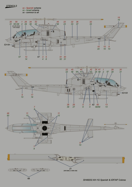 Special-Hobby-SH-48202-AH-1G-Cobra-86 AH-1G „Cobra“ von Special Hobby in 1:48 # SH 48202