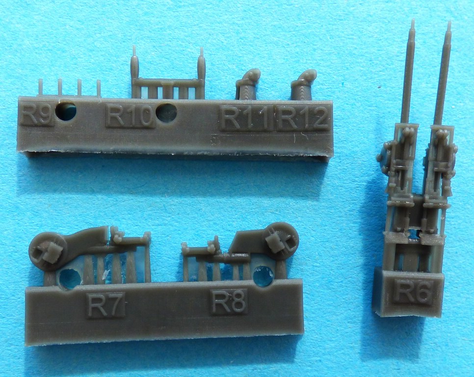 Eduard-648712-648713-SBD-Dauntless-machine-gun-and-wheels-3 MGs und Räder für SBD-5 „Dauntless“ von Accuarate Miniatures, Revell, Italeri in 1:48 von Eduard #648712 und 648713