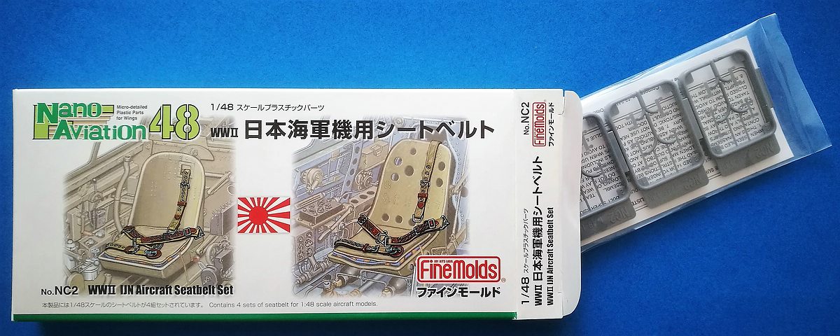 FineMolds-NC-2-NanoAviation-48-japanische-Gurte-3 Japanische Sitzgurte in 1:48 von Fine Molds # NC 2