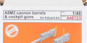 Cannon barrels für A6M“ Zero in 1:48 von Eduard # 648723