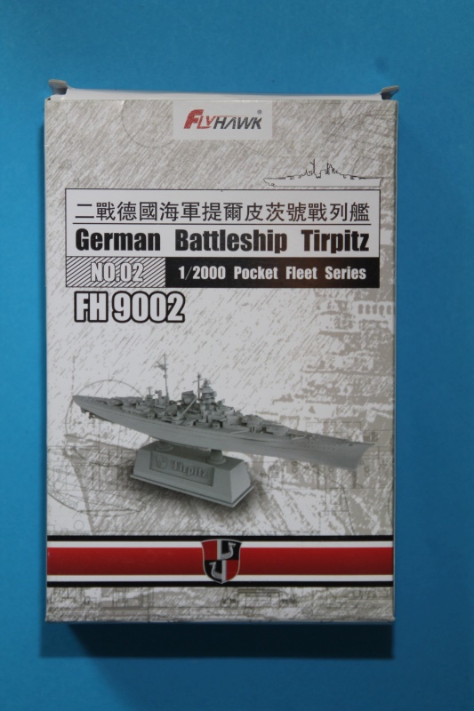 Flyhawk-FH-9002-German-Battleship-Tirpitz-5 German Battleship Tirpitz in 1:2000 von FlyHawk Pocket Fleet Series #FH9002