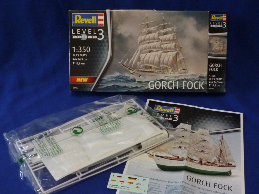 Gorch Fock im Maßstab 1:350 von Revell # 05432