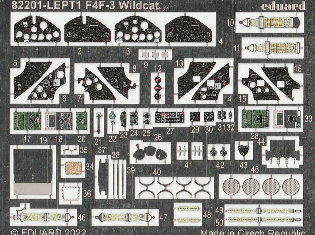 Eduard-82201-F4F-3-Wildcat-ProfiPack-61 F4-F3 Wildcat ProfiPack in 1:48 von Eduard #82201