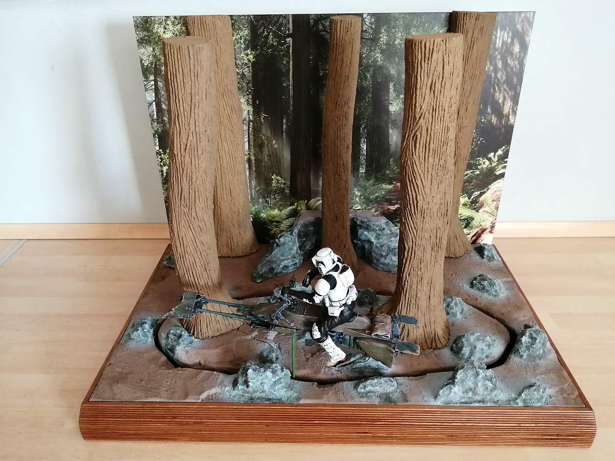 Ralf-Nies-Diorama-Scout-Trooper-und-Speeder-Bike-28 Werkstattbericht: Diorama mit Scout Trooper und Speeder Bike von Bandai