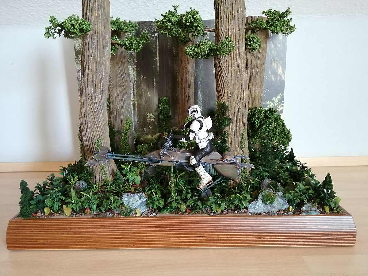 Ralf-Nies-Diorama-Scout-Trooper-und-Speeder-Bike-47 Werkstattbericht: Diorama mit Scout Trooper und Speeder Bike von Bandai