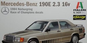 Mercedes Benz 190E 2.3-16V in 1:24 von Italeri #3624