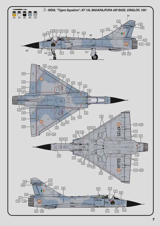 Heller-80426-Mirage-2000C-58 Mirage 2000C in 1:48 von Heller #80426